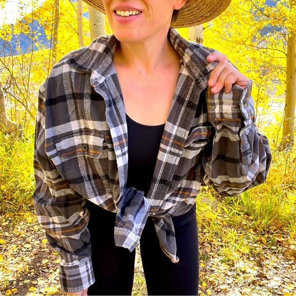 Jachs Other - I stole it from my boyfriend! The perfect oversized plaid flannel shirt Shacket
